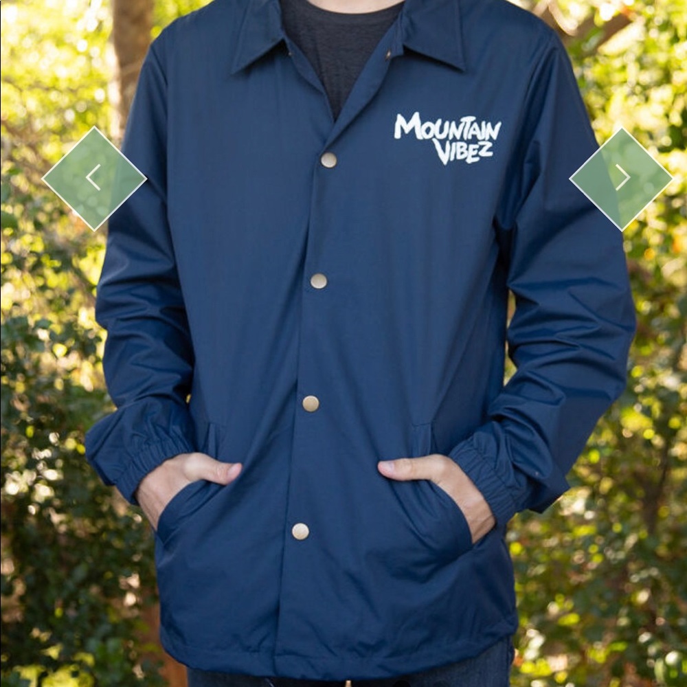 Navy Coaches Jacket